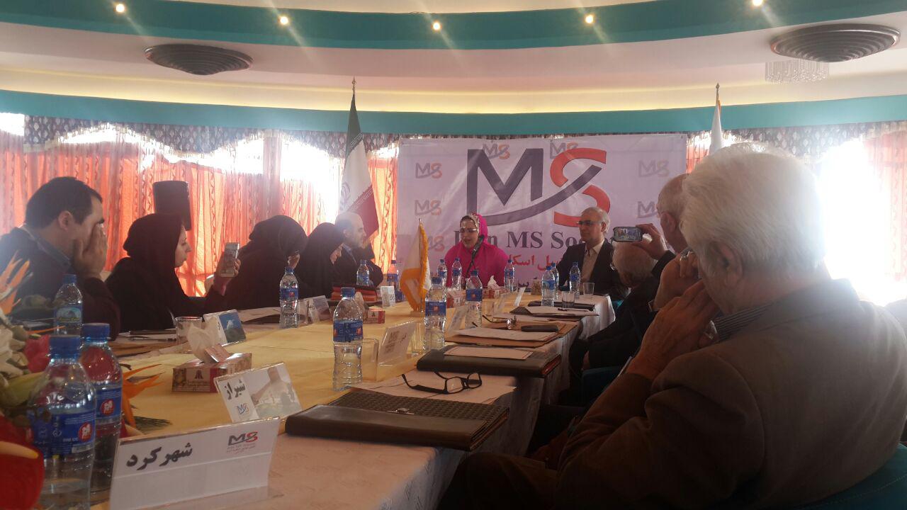 حضور مدیر عامل انجمن ام اس مازندران در همایش مدیران انجمنهای ام اس کشور 