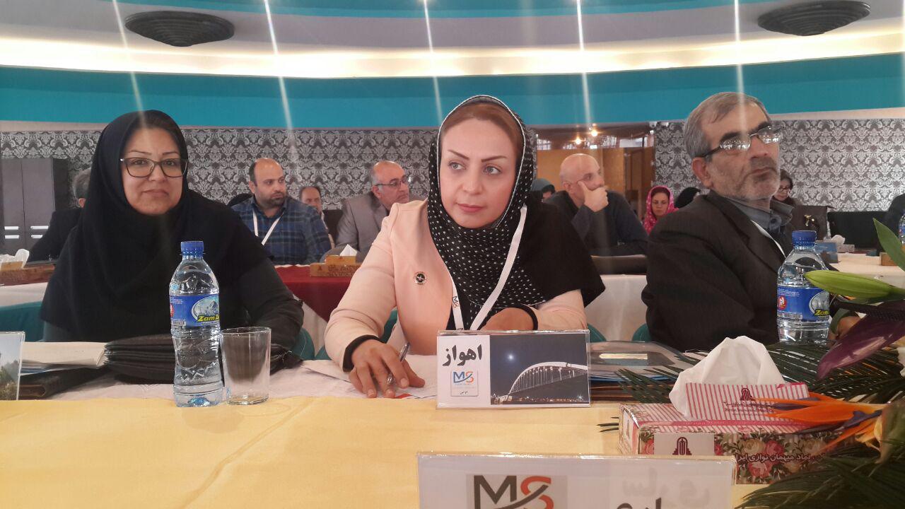 حضور مدیر عامل انجمن ام اس مازندران در همایش مدیران انجمنهای ام اس کشور 