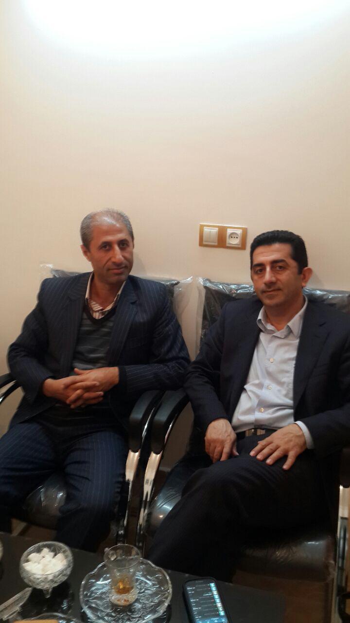 حضور اقای دکتر فلاح در دفتر انجمن ام اس مازندران